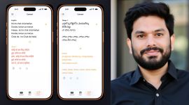 What started as a way to help his son practise Kannada became Akshar, a keyboard now available to everyone. (Express Image/Akshar)