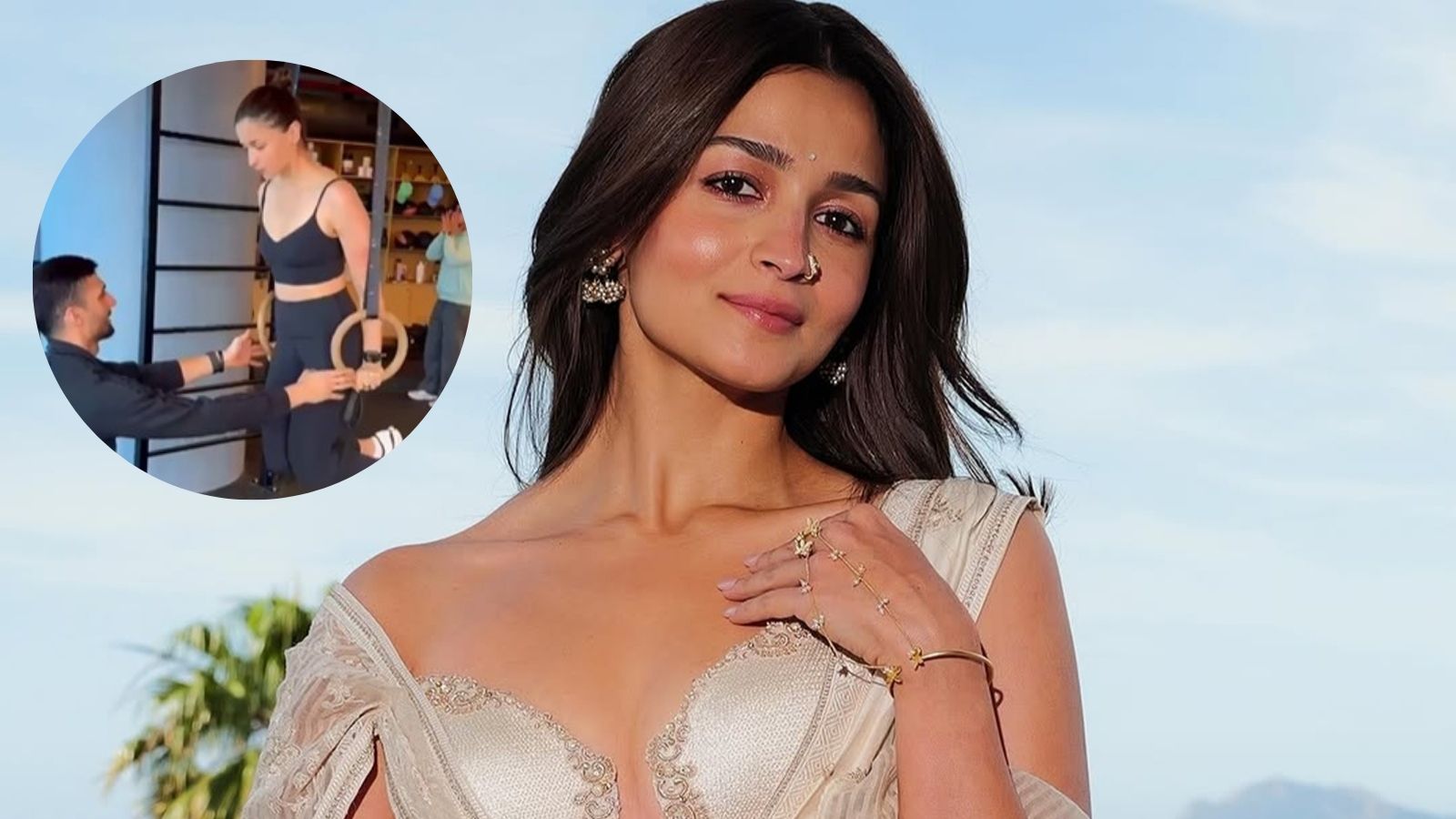 Pyjamas, ring dips, resistance bands: Take a look at Alia Bhatt’s intense Cannes fitness prep