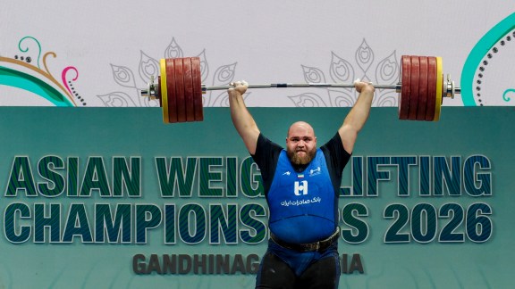 Competing under the new weight categories after an overhaul by the International Weightlifting Federation last year, Yousefi's 261 kg is the best mark in the world in the new category and is the first world record. (PTI Photo)