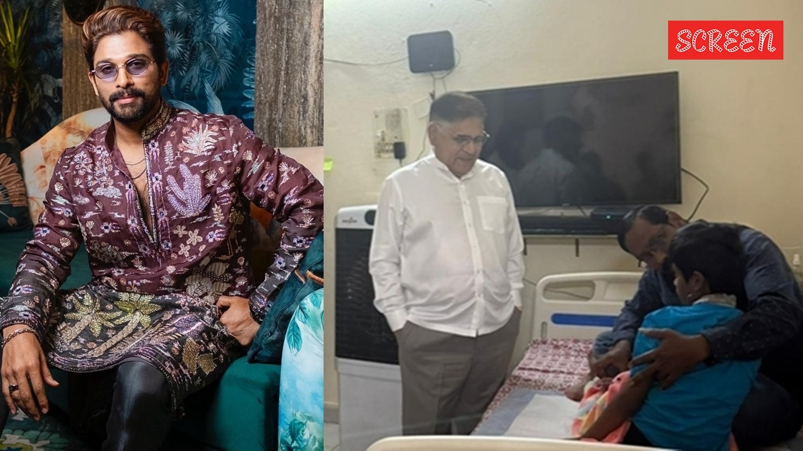 Allu Aravind visits Pushpa 2 stampede survivor, promises support for sister’s education