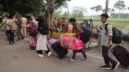Near a Bengal border post, ‘fear’ drives those seeking to cross over to Bangladesh