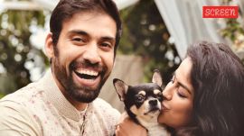 Avika Gor with her husband