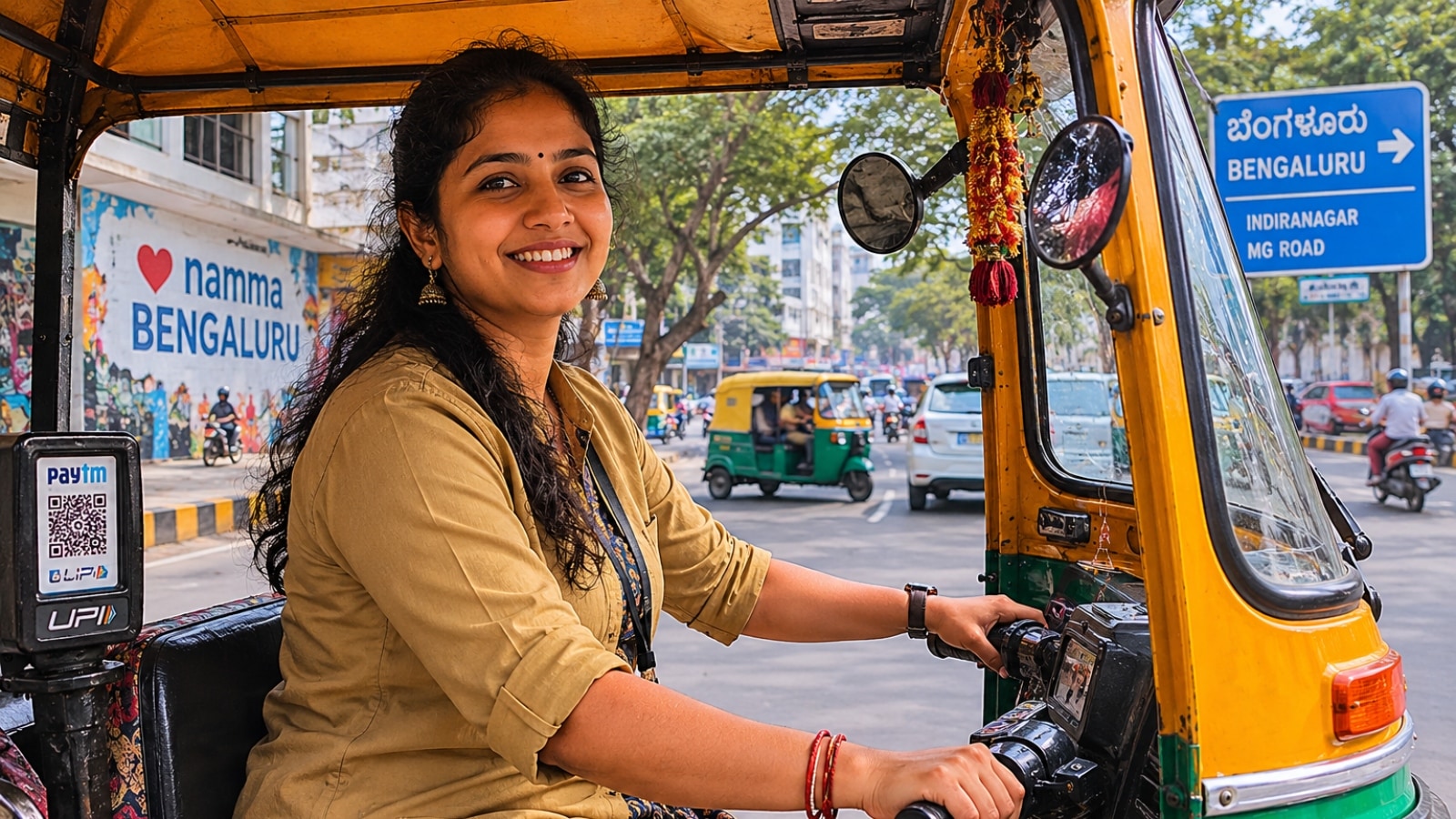 indianexpress.com - Trends Desk - 'It is better to drive an auto than wash utensils': Bengaluru woman auto driver's take on work and freedom wins internet