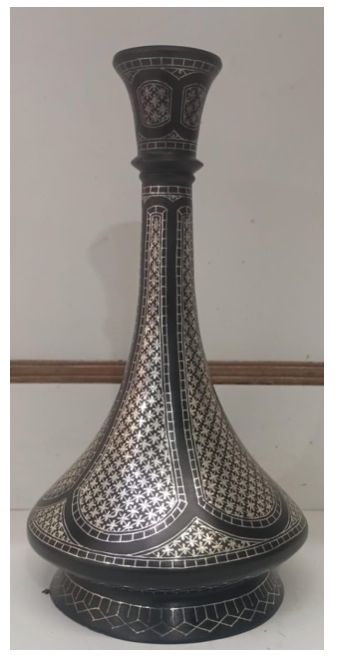 Bidri Silver Work Vase