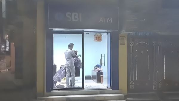The vacant ATM booth was later rented out and converted into a salon