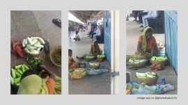 Bihar vendors cucumber Katihar railway station viral video