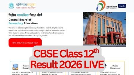 CBSE 12th Result 2026 LIVE