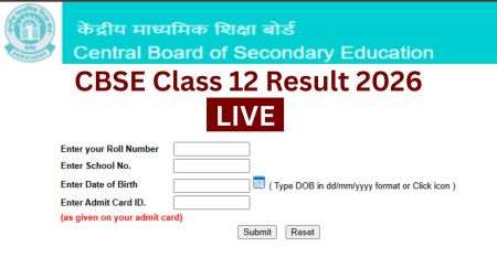 CBSE 12th Result 2026 LIVE