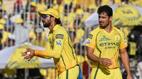 Chennai Super Kings' captain Ruturaj Gaikwad arranges the field during the Indian Premier League cricket match between Chennai Super Kings and Lucknow Super Giants in Chennai. (AP Photo)