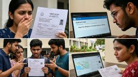 COMEDK 2026 students raise hall ticket issue