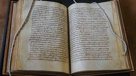 A rare, long-lost copy of Caedmon's Hymn, the first poem ever written down in Old English at Rome's National Library.