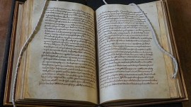 A rare, long-lost copy of Caedmon's Hymn, the first poem ever written down in Old English at Rome's National Library.