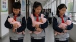 China school baby doll exercise