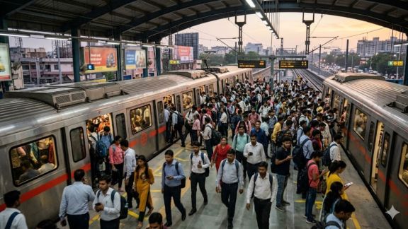 Delhi Metro Rail Corporation has announced 24 additional train trips from May 18 (Image generated using AI)
