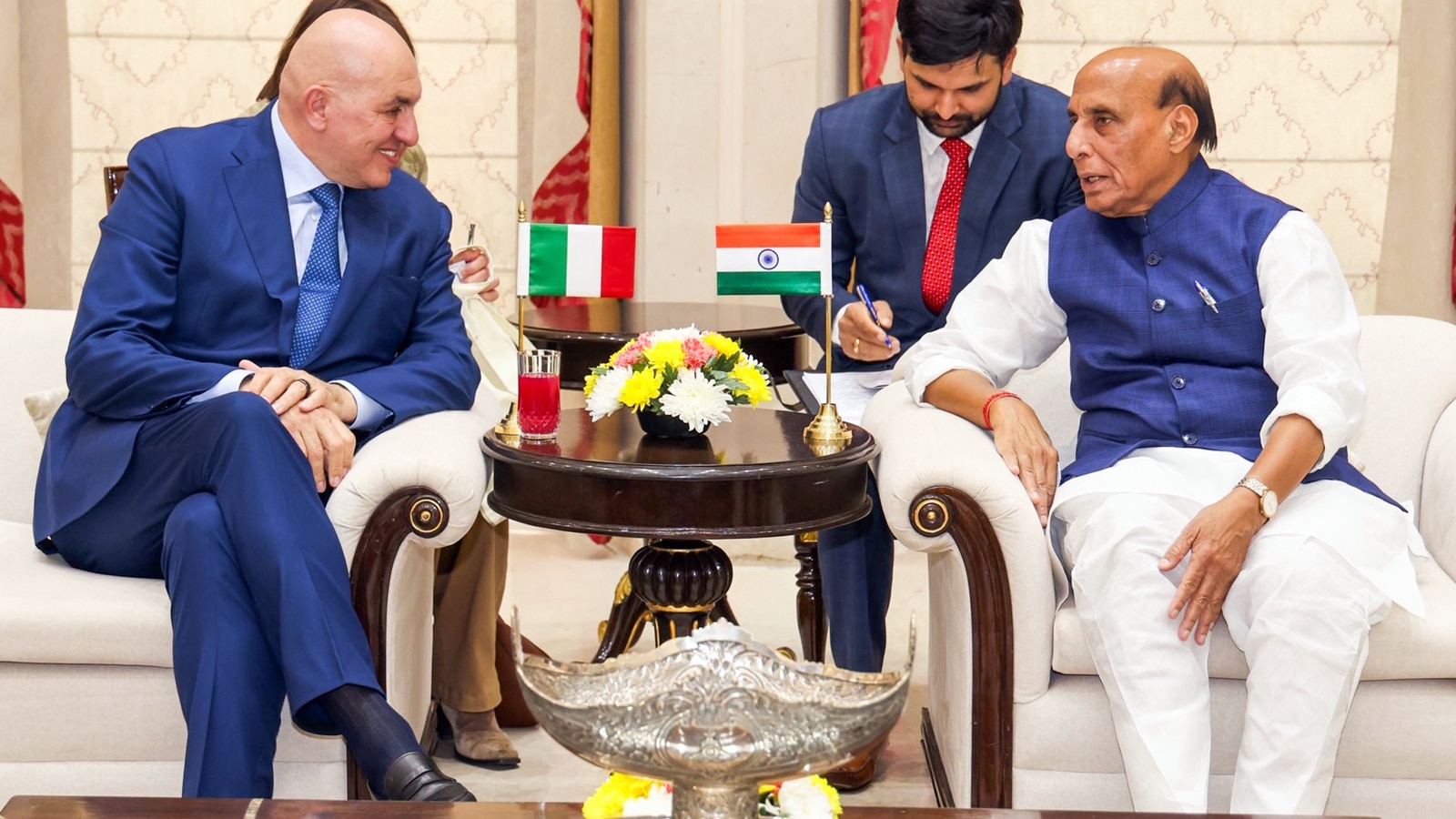 Rajnath meets Italy’s Crosetto, sets the course for defence cooperation