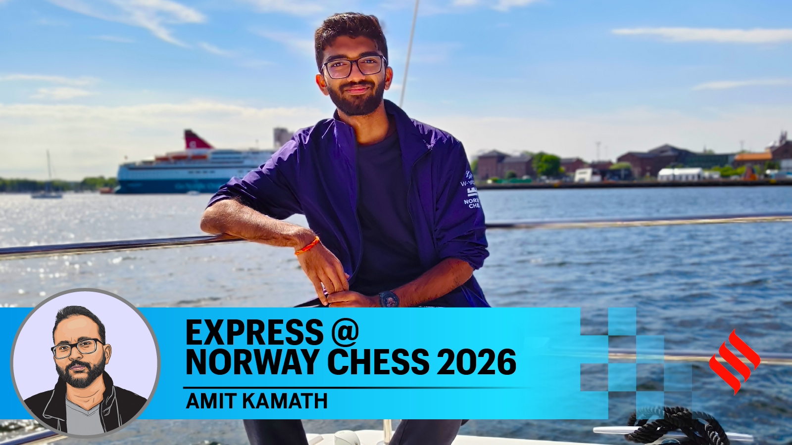 World champion D Gukesh during the Norway Chess games on Friday, a day when he turned 20. (Express photo by Amit Kamath)
