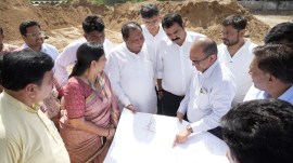 drainage projects in east Ahmedabad, east Ahmedabad drainage projects, Ahmedabad drainage projects, Ahmedabad Mayor Hitesh Barot, Ahmedabad Municipal Corporation, Indian express news, current affairs