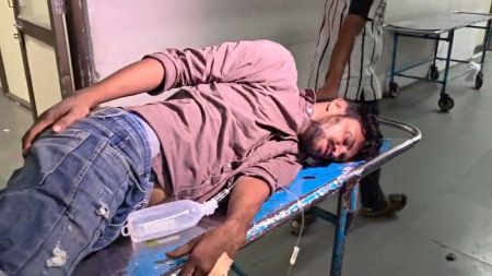 Rahul Kumar Jogi shot in leg
