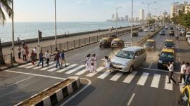 Mumbai marine drive accident