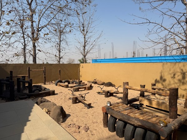 The play area at Somaiya Vidya Mandir, Rehti