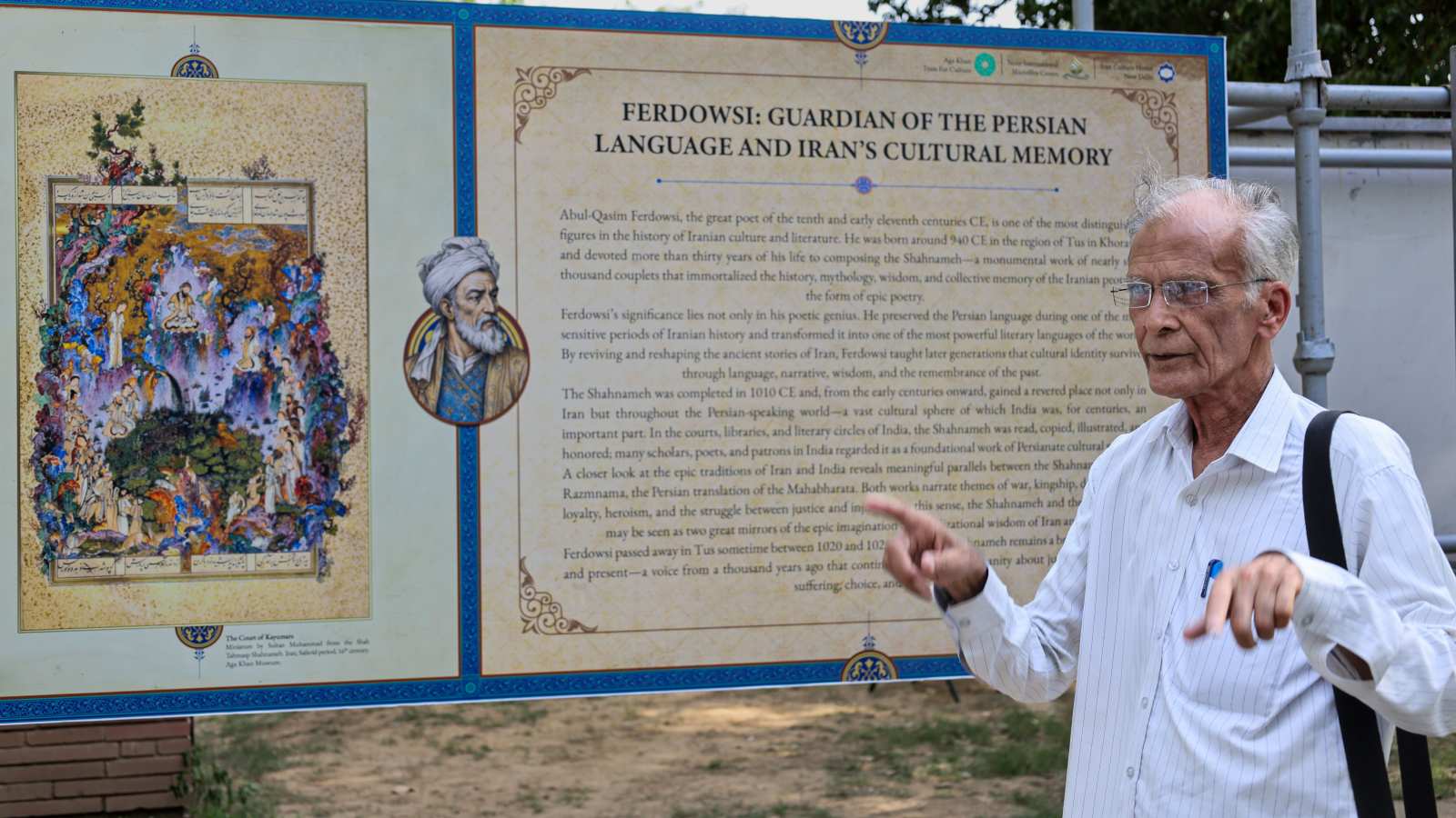 Centuries apart, yet speaking the same emotional language — Sunder Nursery’s new exhibition traces how the Shahnameh and the Mahabharata shaped a shared Indo-Persian imagination.
