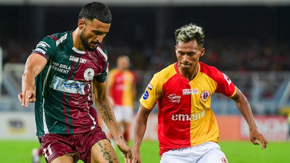 After Mohun Bagan Super Giant and East Bengal played out a draw last week, four teams are in with a chance to win the ISL title, including the two Kolkata clubs, Punjab FC and Mumbai City. (Photo: ISL Media)
