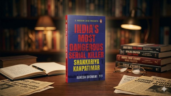 The book cover India's Most Dangerous Serial Killer by Shankariya Kanpatimar 