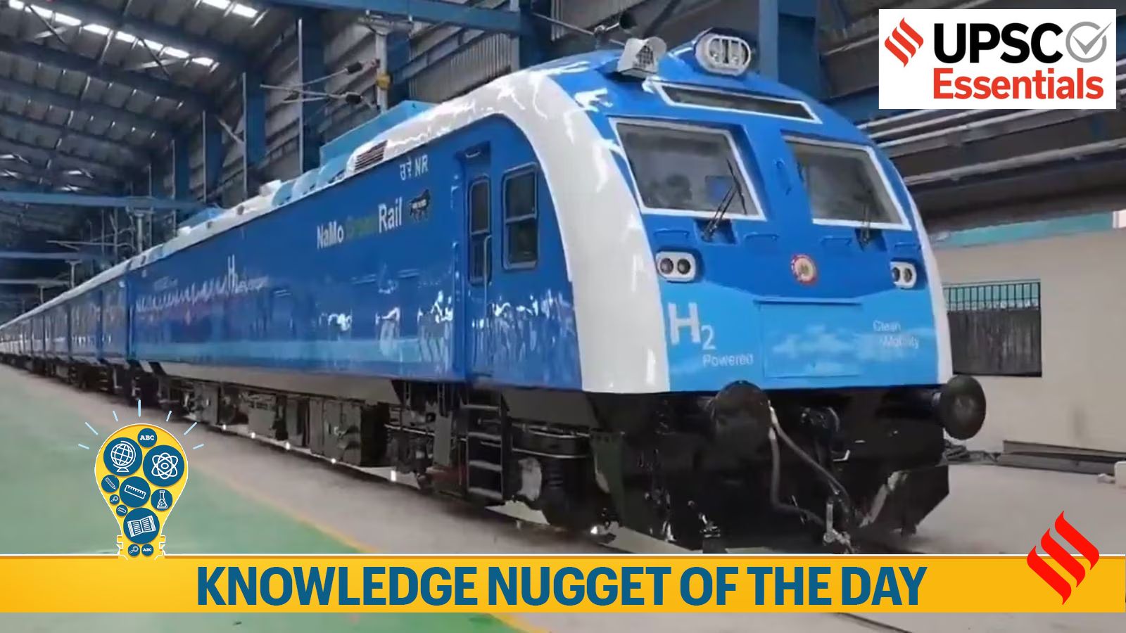 Knowledge Nugget: India’s First Hydrogen Train-Tech & Green Hydrogen