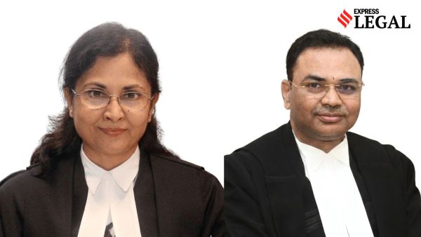 Justices Moushumi Bhattacharya and Gadi Praveen Kumar Telangana High Court