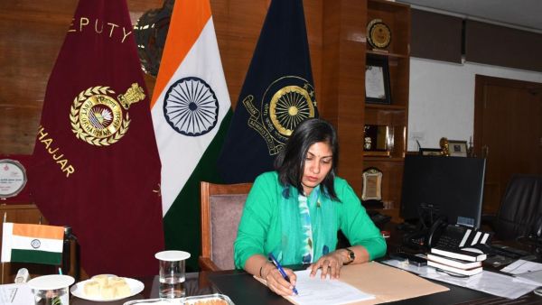 Just a week earlier, Varsha Khangwal, a 2018 batch officer promoted from HCS to IAS in 2025, was appointed DC of Jhajjar. Photo special arrangement