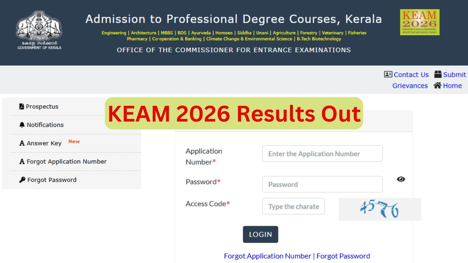 KEAM 2026 Results: How to check at cee.kerala.gov.in?