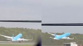 No injuries or aircraft damage were immediately reported