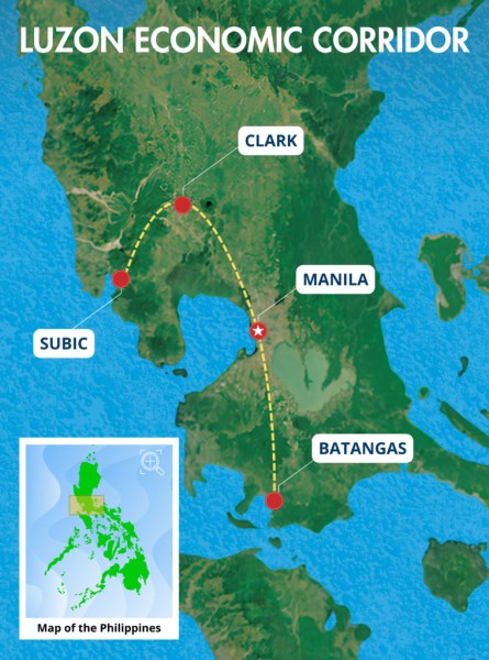 Luzon Economic Corridor (Source: US Embassy in the Philippines)