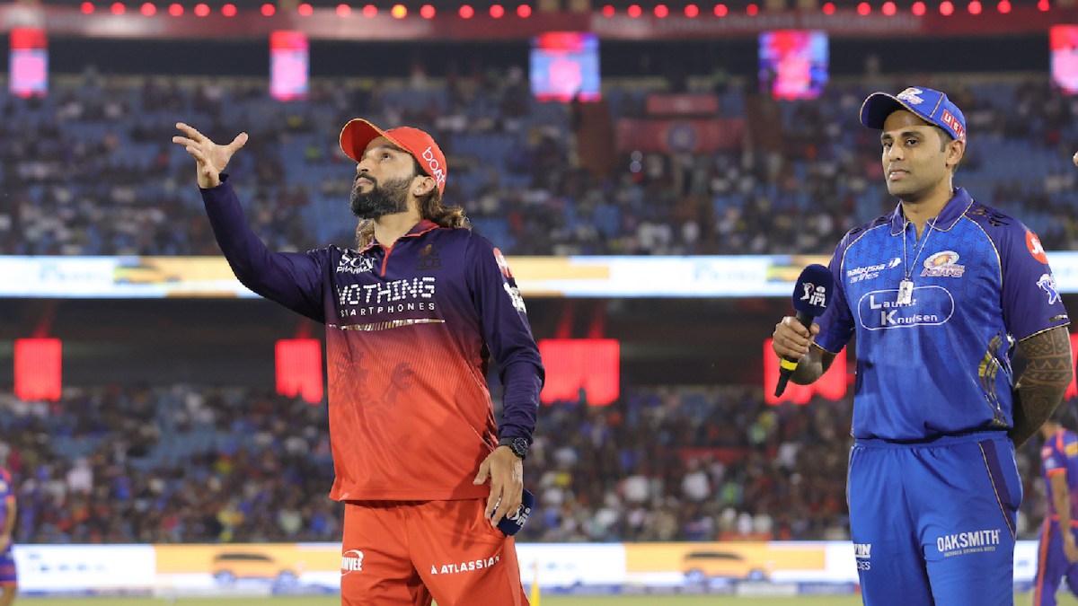 IPL 2026 RCB vs MI Live Cricket Score, Royal Challengers Bengaluru vs Mumbai Indians