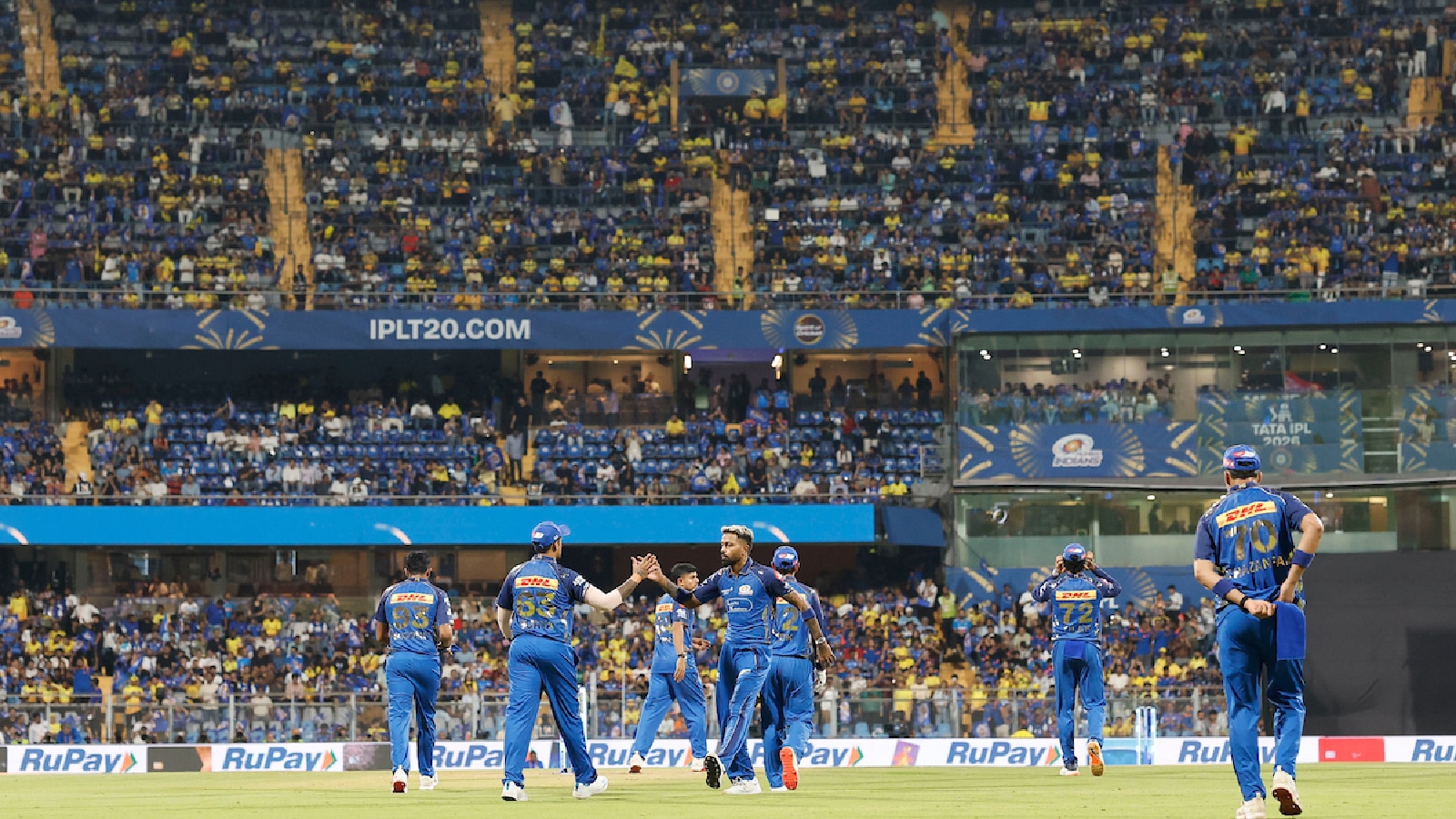 Sixes rain at Wankhede Stadium, but MI no longer set the pace