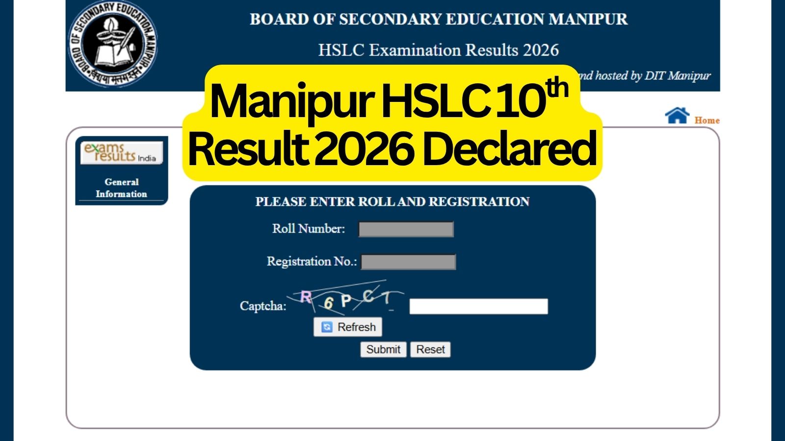 Manipur HSLC Result 2026 Announced: How to check BSEM 10th result at manresults.nic.in, DigiLocker