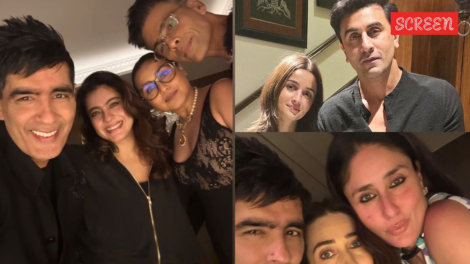 Ranbir Kapoor-Alia Bhatt, Kareena Kapoor, Kajol, Rani attend Karan Johar’s birthday bash
