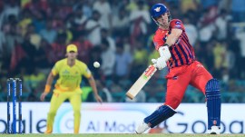 LSG opener Mitch Marsh slammed a match-winning 38-ball 90 vs CSK in Lucknow. (CREIMAS FOR IPL)