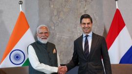 PM visits iconic Afsluitdijk dam in Netherlands