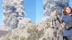 Mount Dukono volcano ruption