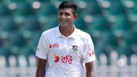 File image of Bangladesh pacer Nahid Rana. (PHOTO: AP)