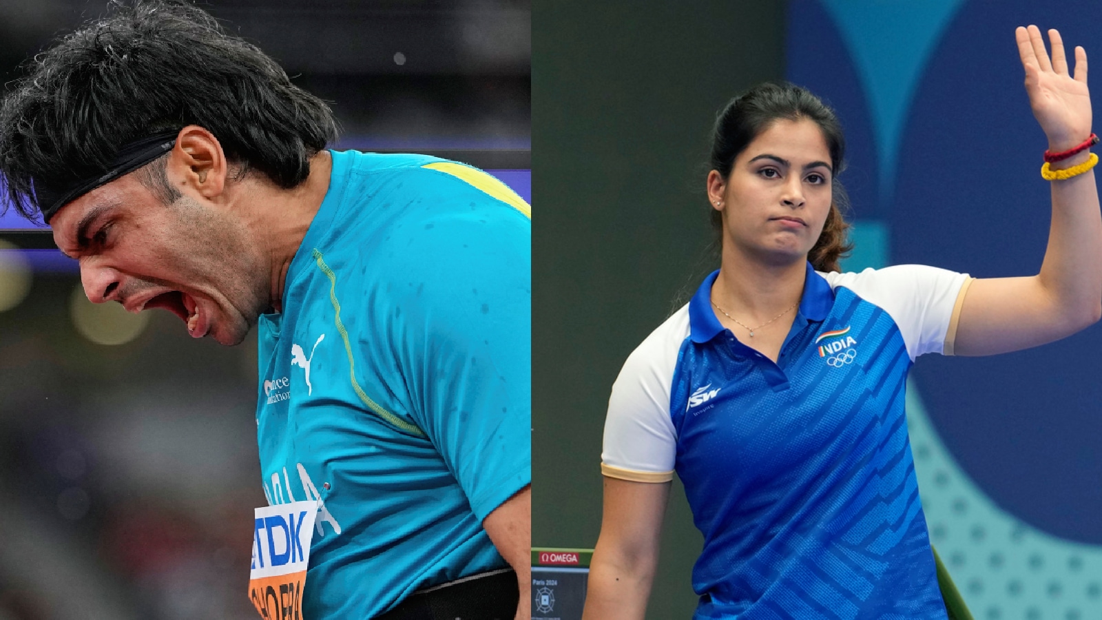 Neeraj chopra Manu Bhaker