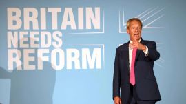 Reform UK party founder Nigel Farage. (File Photo)