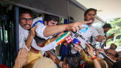 NEET UG 2026 paper leak, NEET paper leak Rajasthan, National Testing Agency NTA, Rajasthan SOG investigation, NEET UG 2026 cancellation, NEET paper leak Rajasthan, NTA NEET re-exam date 2026, Rajasthan SOG NEET investigation, WhatsApp guess paper leak, CBI probe NEET leak, WhatsApp paper leak syndicate, Nashik medical student Shubham Kharinar, Private Mafia WhatsApp group, NEET guess paper controversy, exam paper leak India, Sikar NEET coaching hub, multi-state exam scam India, NEET chemistry paper leak Sikar, CBI probe NEET 2026, medical entrance exam cancelled India, 22 lakh students NEET re-test, Indian express