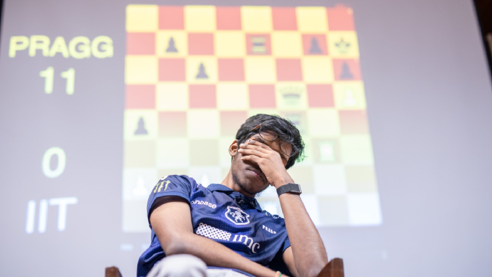 He had a +3 advantage over Praggnanandhaa. Then this IITian remembered ...