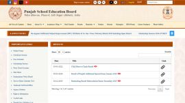 PSEB class 12 results 2026: Websites to check