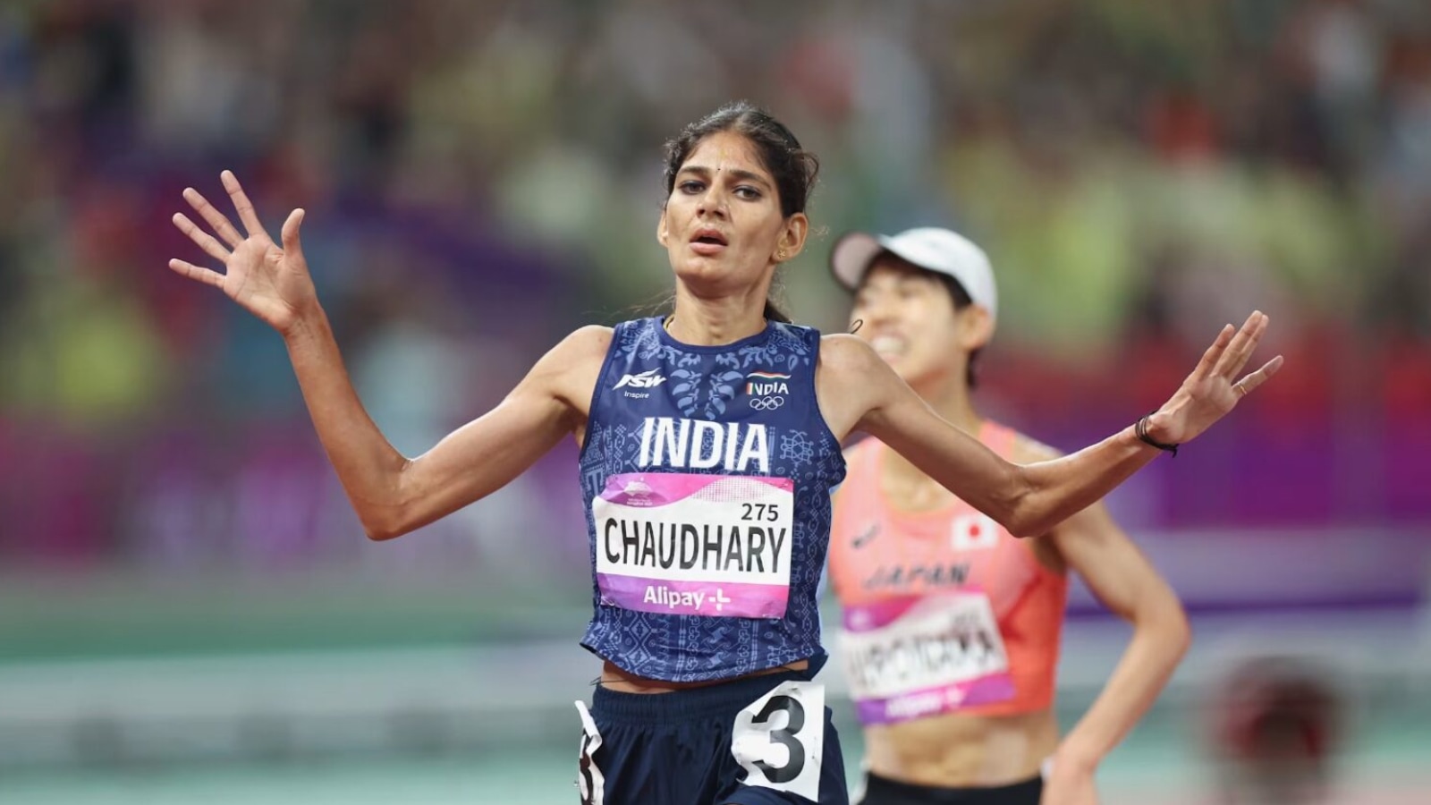Parul Chaudhary clocks second-fastest time for Indian in 3000m steeplechase at Shanghai Diamond League