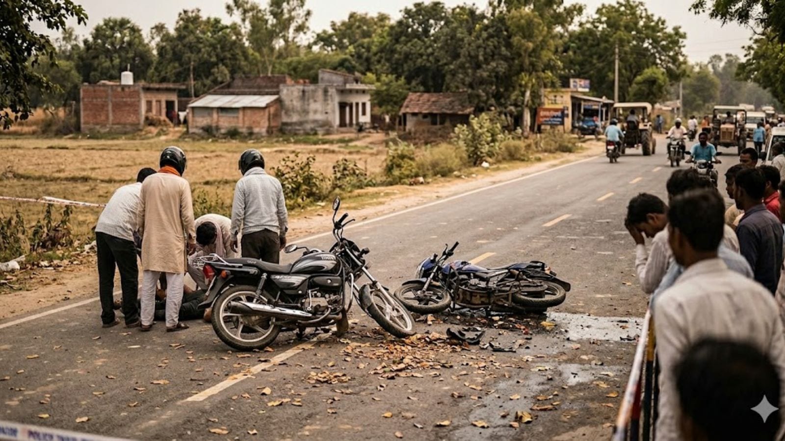 8 killed after car rams bystanders helping people injured in UP bike crash