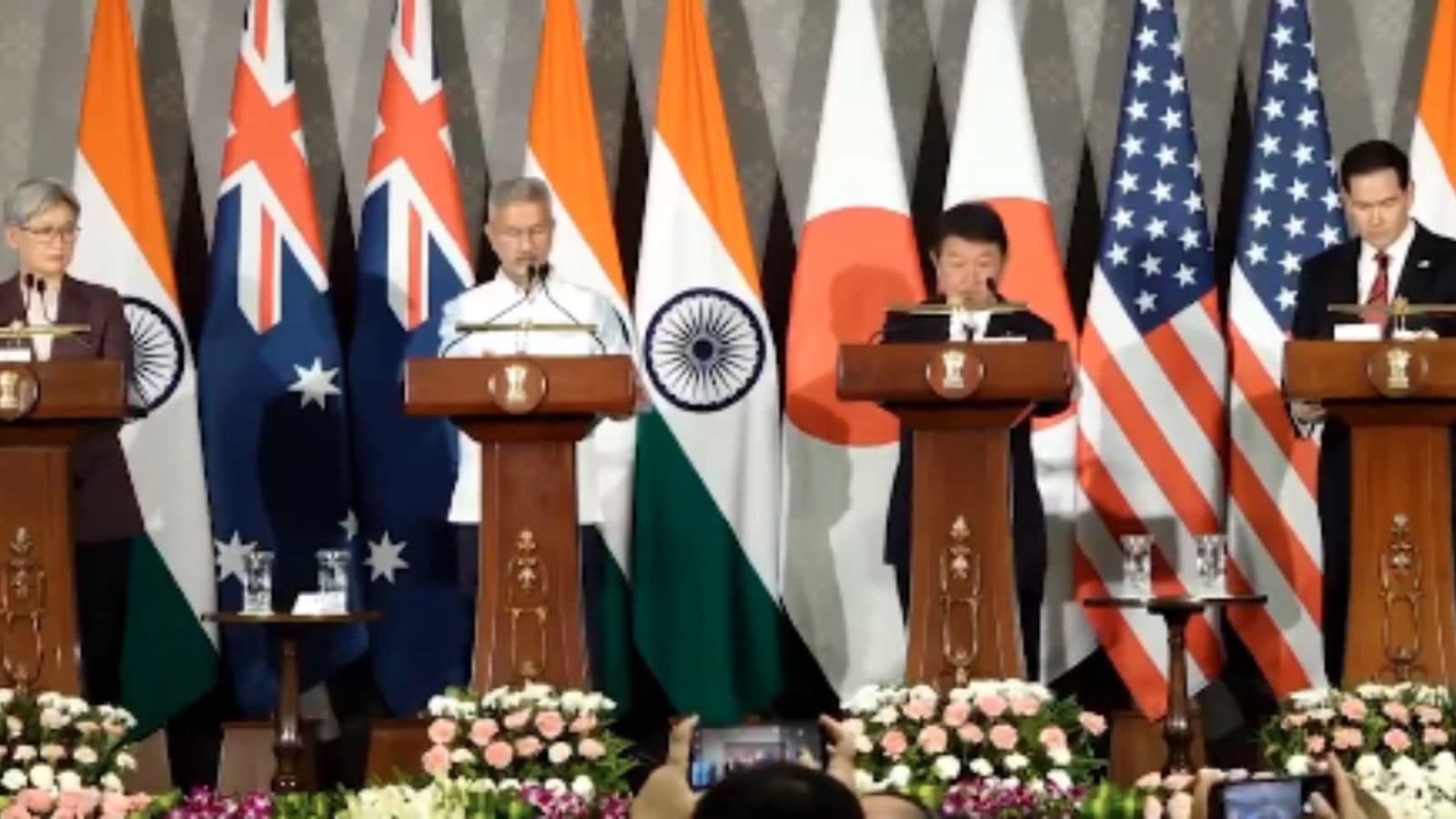 Quad issues joint statement, Jaishankar says talks highlighted need for ‘safe, unimpeded maritime commerce’
