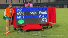 Pooja Sahana Kumari high jump